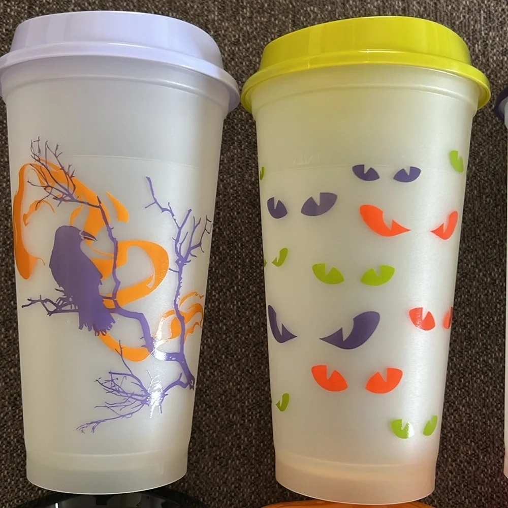 Starbucks 2022 Halloween reusable cups. NIB Spooky Fall trick treat Summerween